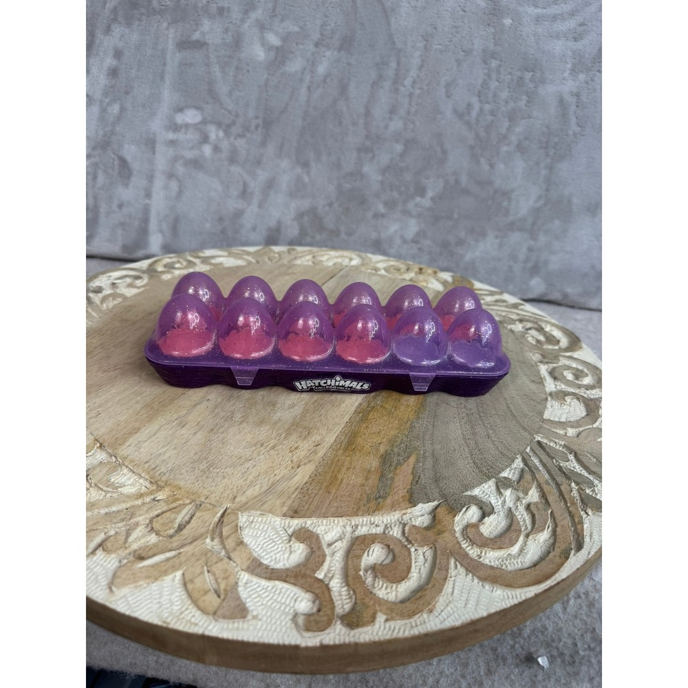 HatchimalsEgg Carton Playset Purple Pink Glitter Toy Kids‎ Carton Only NO Eggs